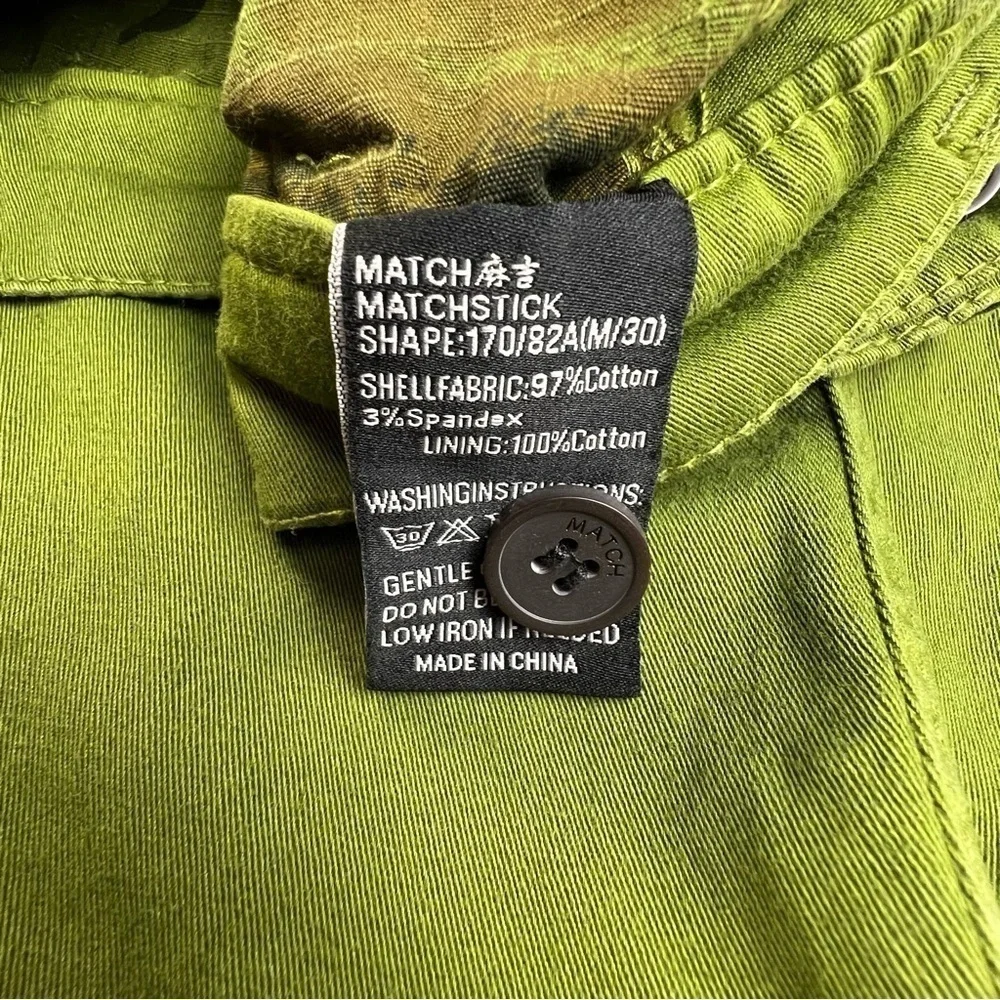 Matchstick - Mens Pants - Green - Size Unknown (Maybe 30”?)